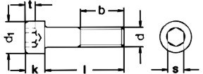DIN 912 Technical Drawing